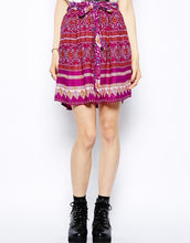 Load image into Gallery viewer, Minkpink Bohemian Rhapsody Waisted Skirt - Ssw Asos (https://apps.shopify.com/seo-image-optimizer)
